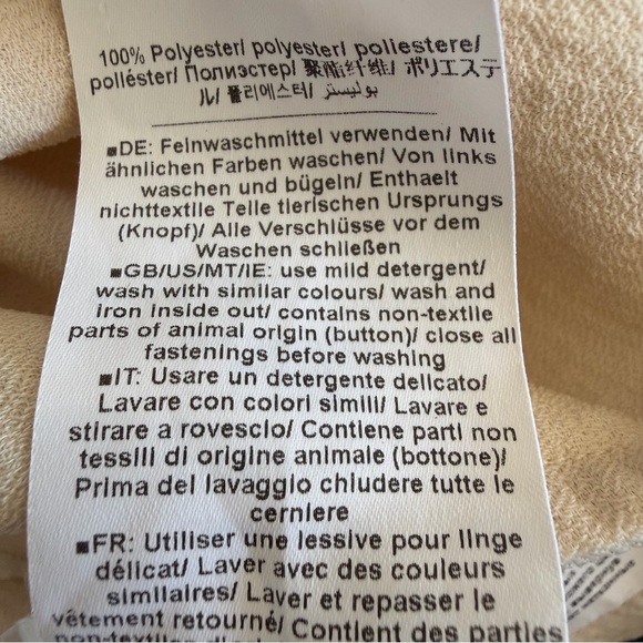 CLOSED Beige Tunic Dress Japanese Woven Dress XS - Picture 8 of 8